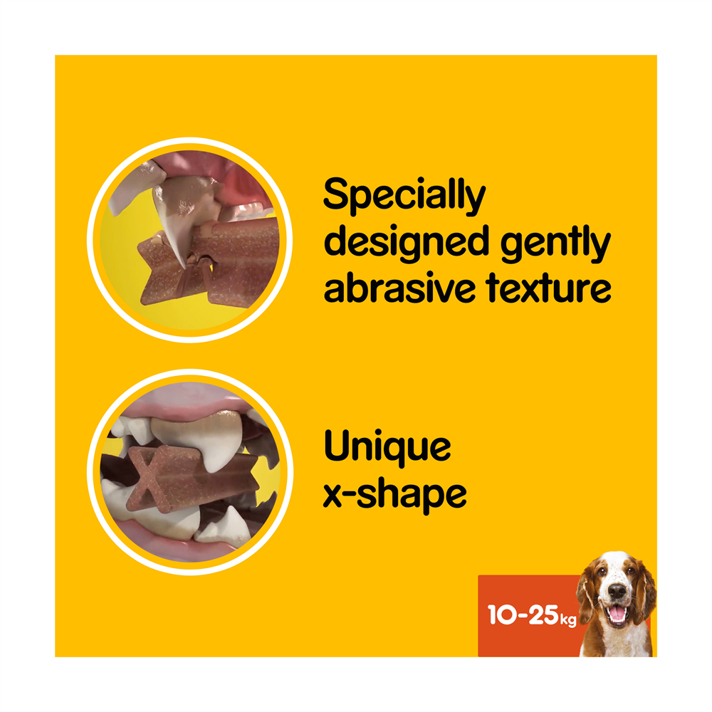 Pedigree DentaStix Daily Dental Dog Treats for Medium Breed Dogs, 105 Sticks