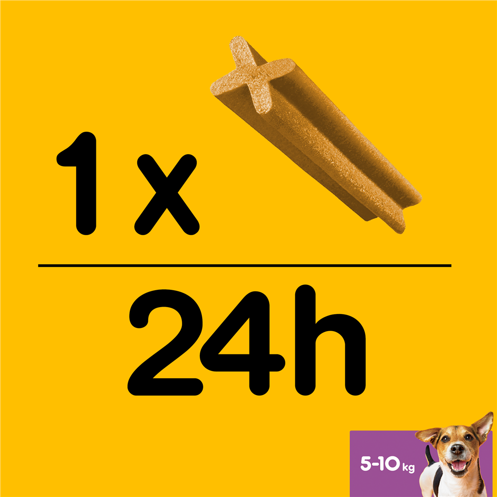 Pedigree DentaStix Daily Dental Dog Treats for Medium Breed Dogs, 28 Sticks