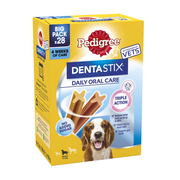 Pedigree DentaStix Daily Dental Dog Treats for Medium Breed Dogs, 28 Sticks