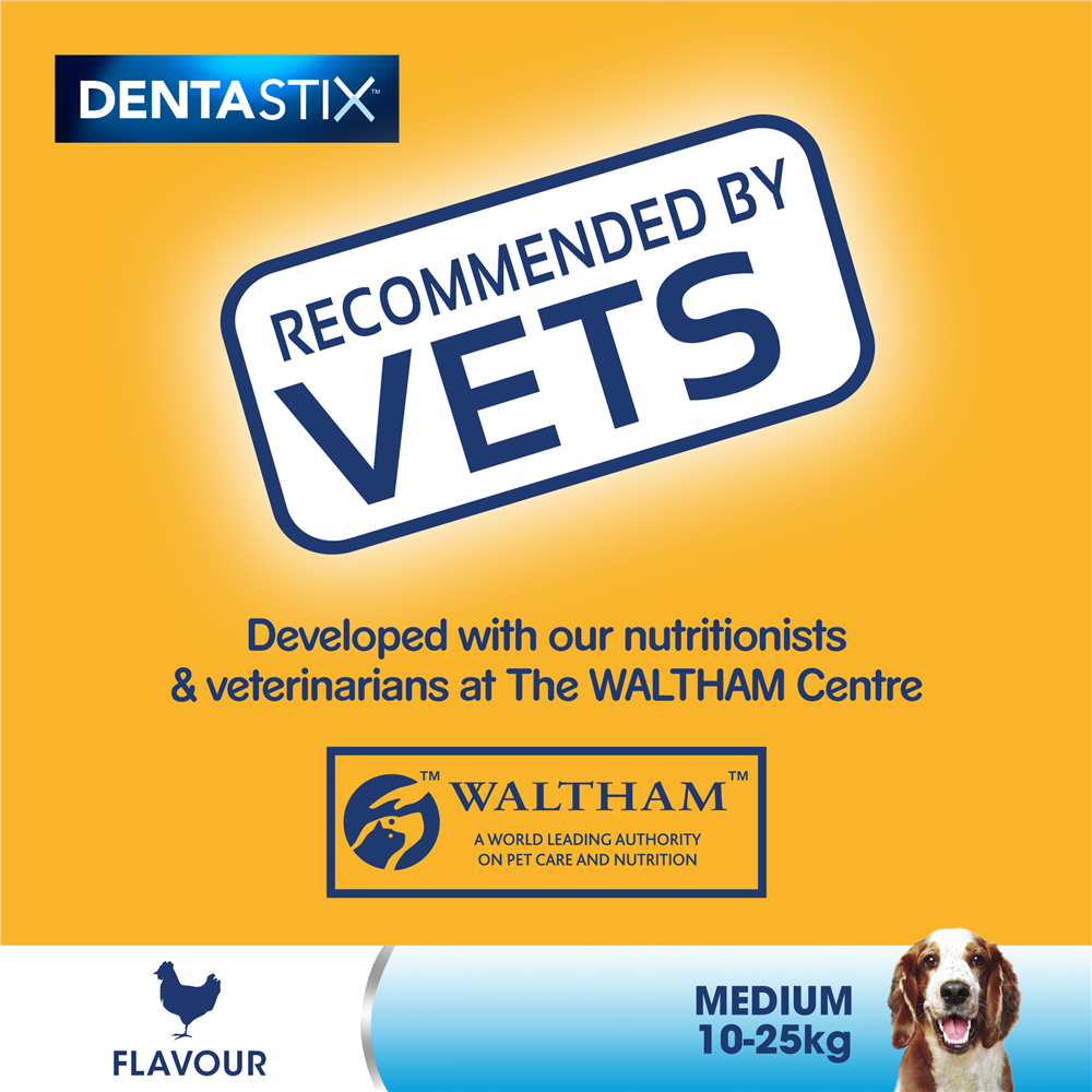 Pedigree DentaStix Daily Dental Dog Treats for Medium Breed Dogs, 5 Sticks