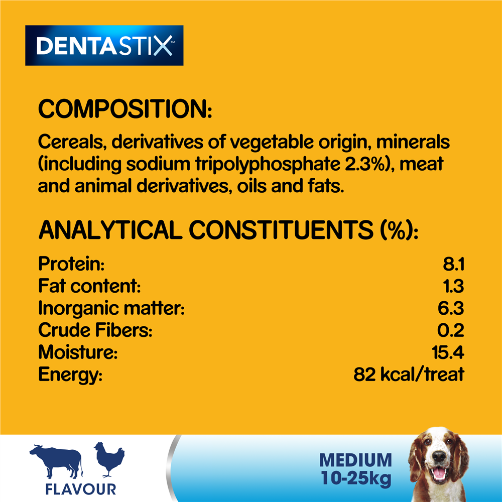 Pedigree DentaStix Daily Dental Dog Treats for Medium Breed Dogs, 56 Sticks