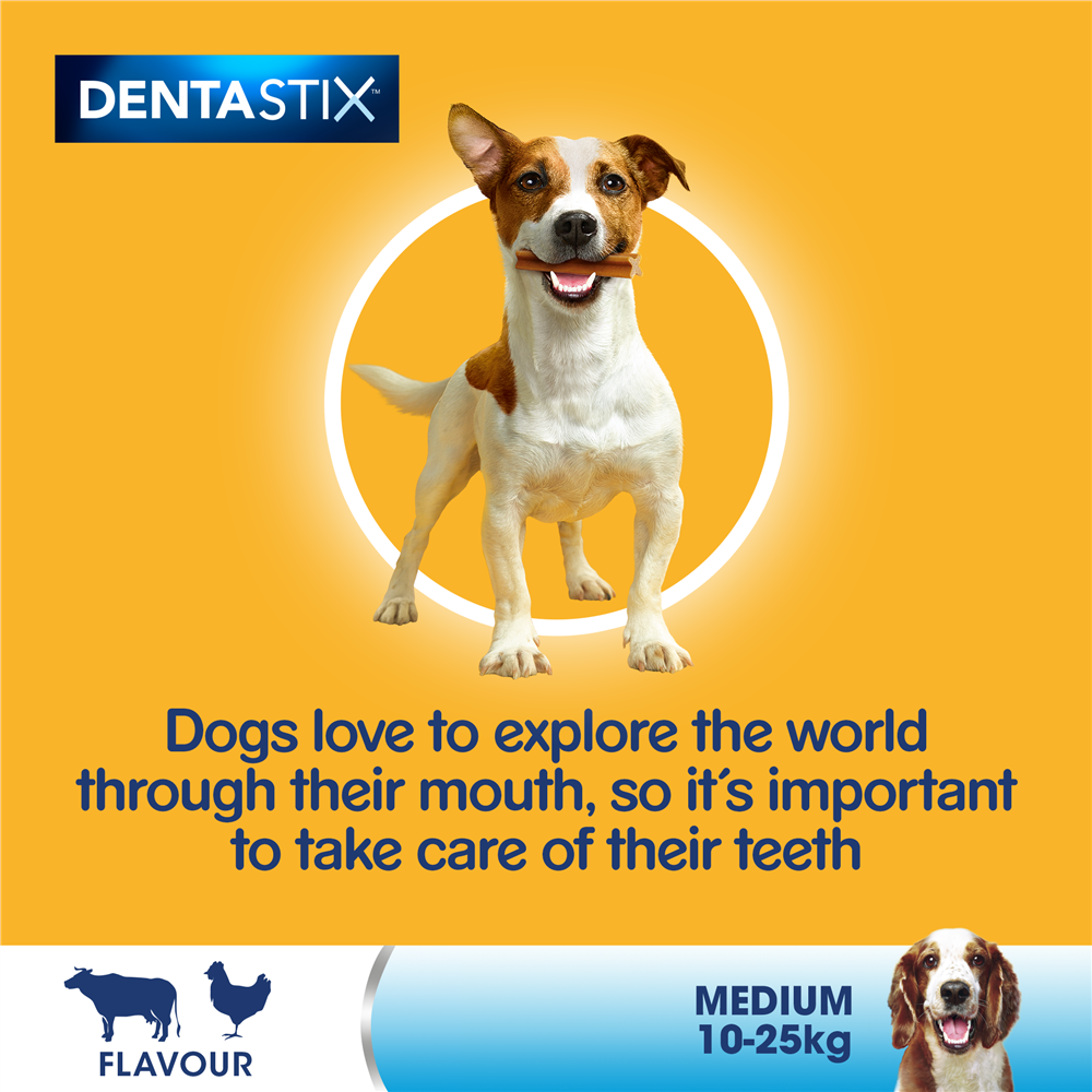 Pedigree DentaStix Daily Dental Dog Treats for Medium Breed Dogs, 56 Sticks