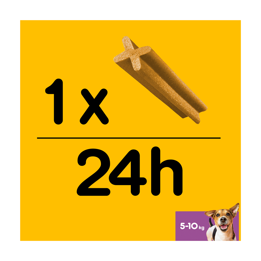 Pedigree Dentastix Daily Dental Dog Treats for Small Breed Dogs, 105 Sticks