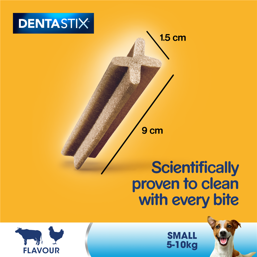 Pedigree Dentastix Daily Dental Dog Treats for Small Breed Dogs, 35 Sticks