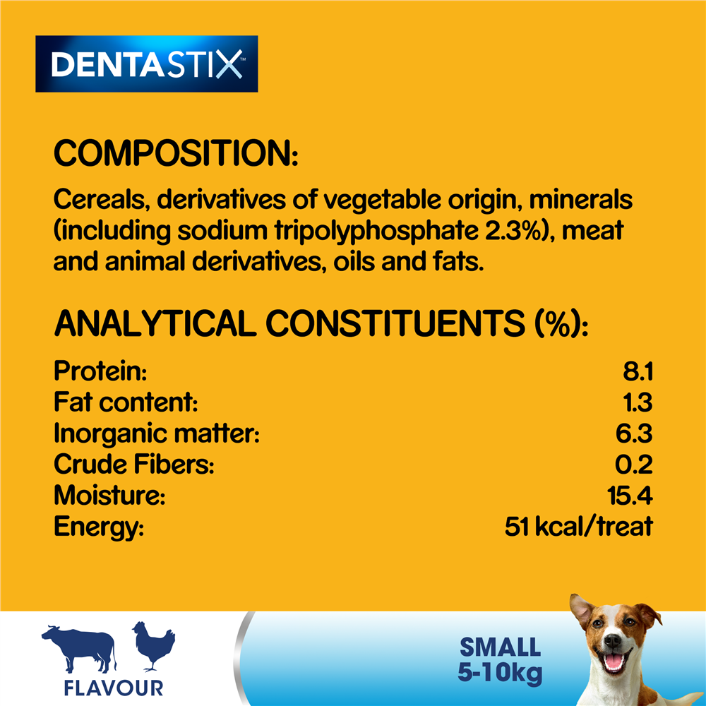 Pedigree Dentastix Daily Dental Dog Treats for Small Breed Dogs, 35 Sticks