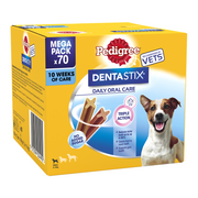 Pedigree Dentastix Daily Dental Dog Treats for Small Breed Dogs, 70 Sticks