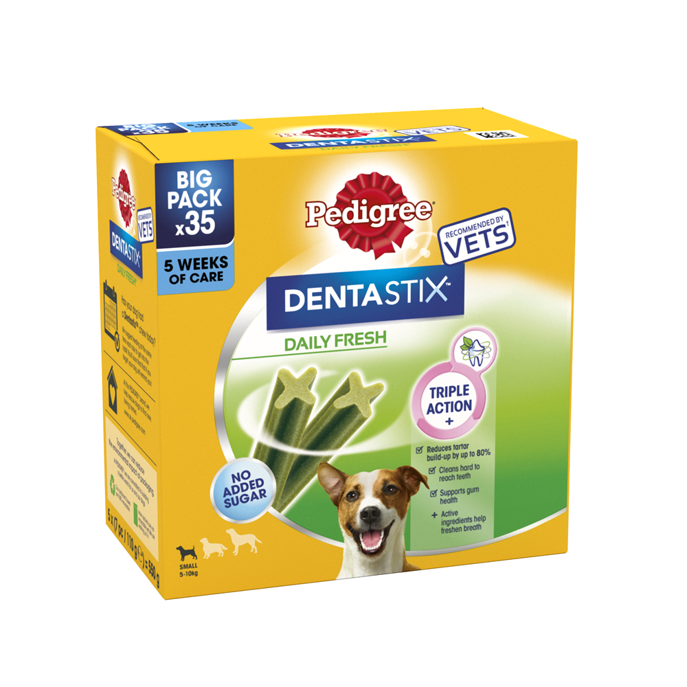 Pedigree Dentastix Daily Fresh Dog Treats for Small Breed Dogs