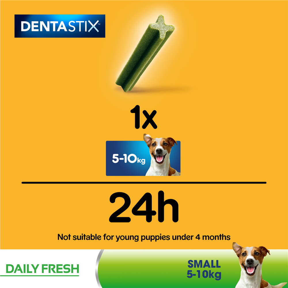 Pedigree Dentastix Daily Fresh Dog Treats for Small Breed Dogs