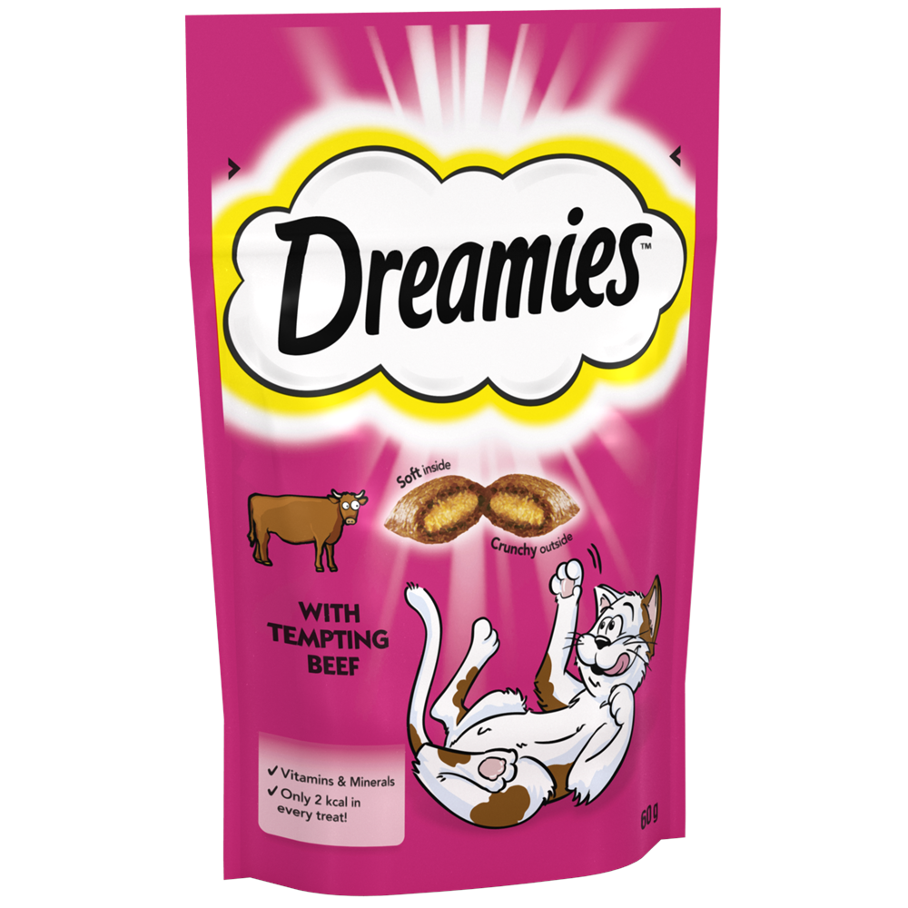 Dreamies Cat Treats with Beef, 60g