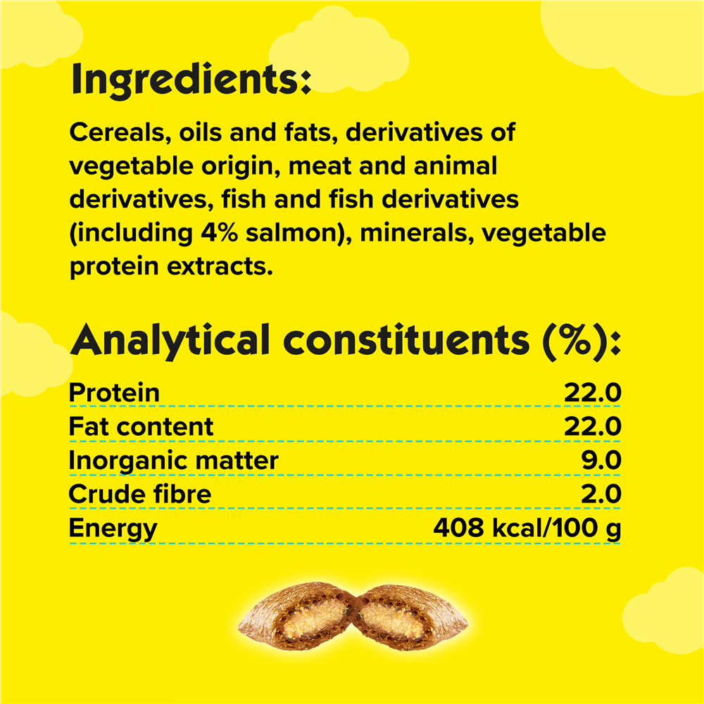 Dreamies Cat Treats with Salmon, 350g Mega Tub