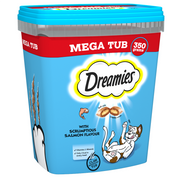 Dreamies Cat Treats with Salmon, 350g Mega Tub