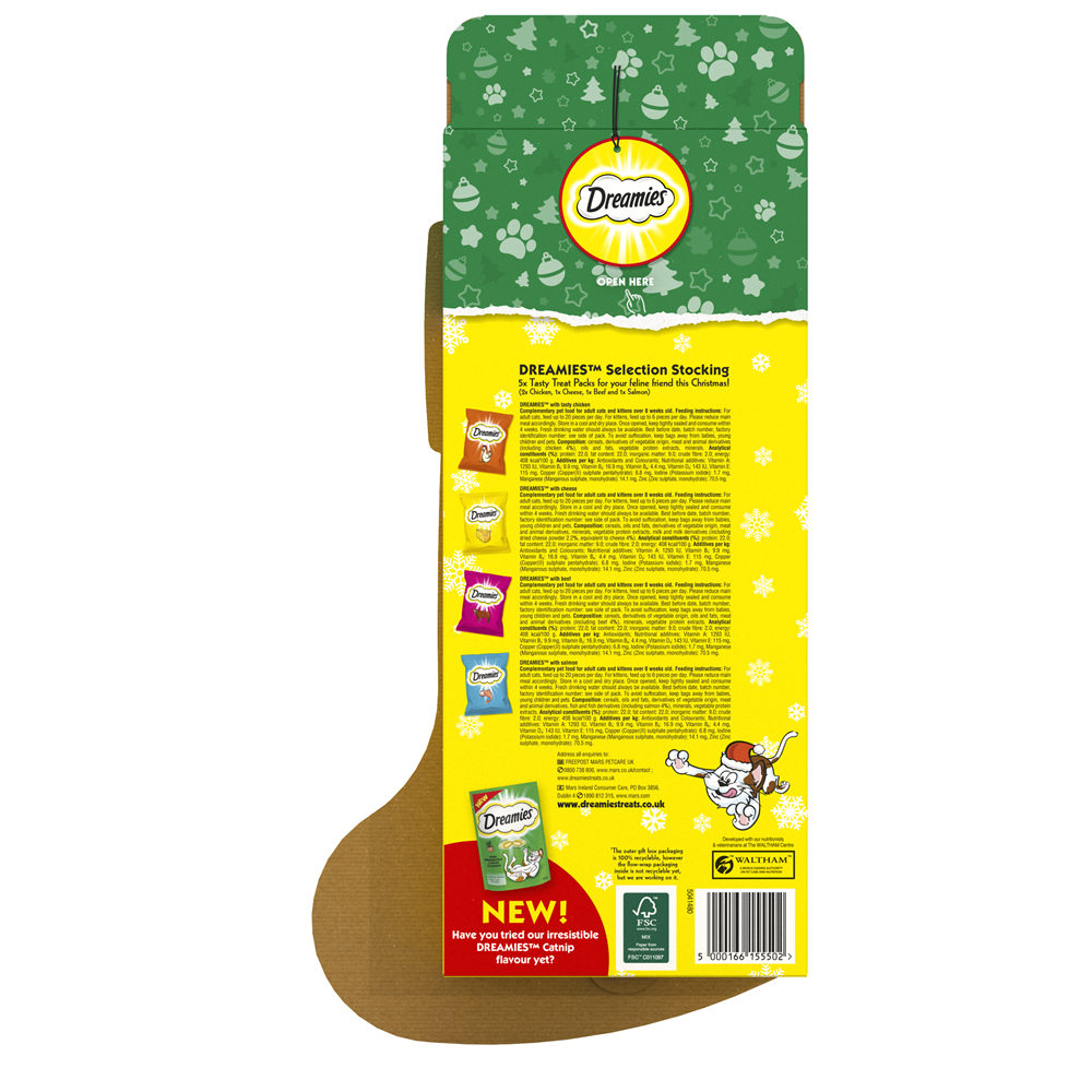 Dreamies Christmas Stocking Cat Treats