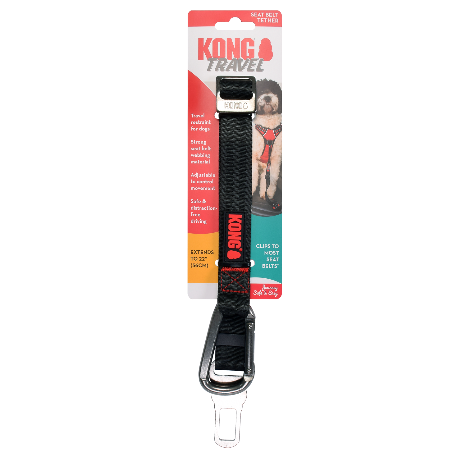 Kong Travel Dog Seat Belt Tether