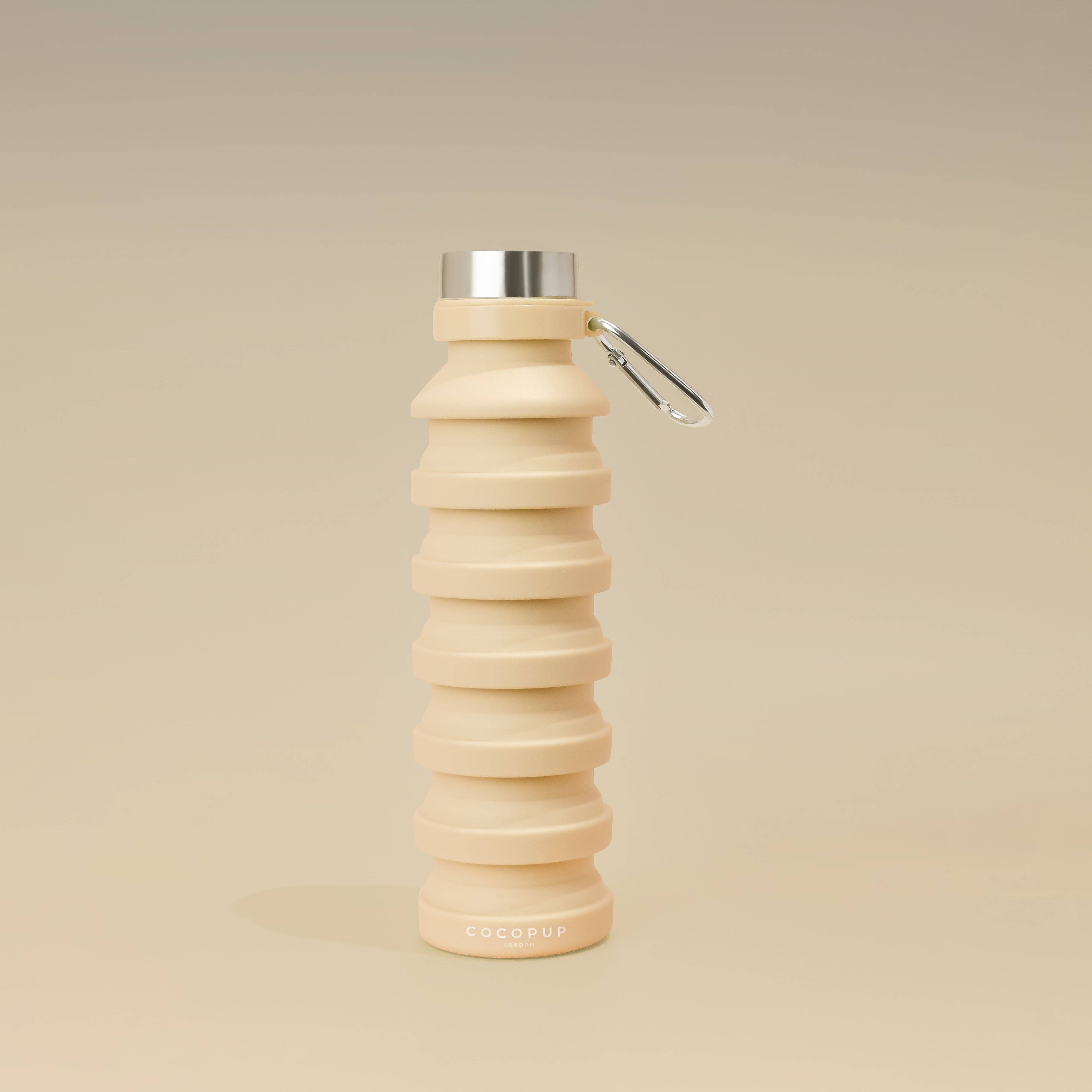 Cocopup Collapsible Water Bottle, Nude