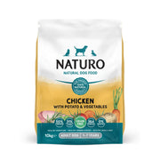 Naturo Grain Free Chicken & Potato with Vegetables Dry Dog Food for Adult Dogs, 10kg