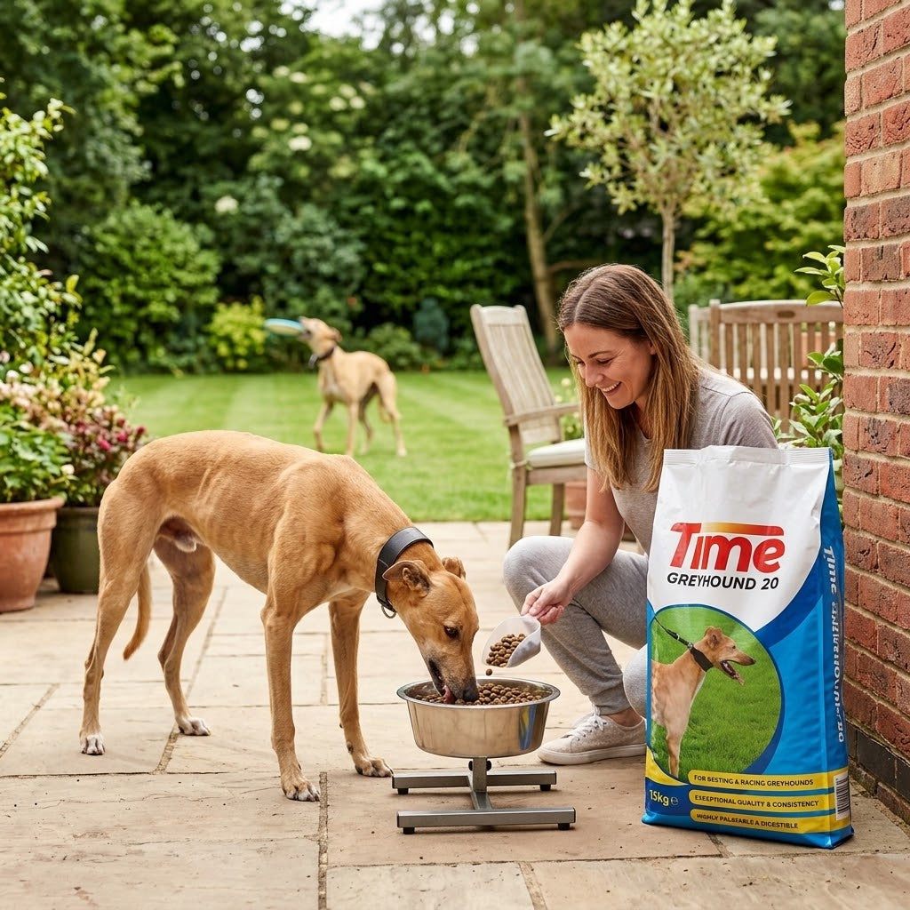 Time Greyhound 20 Dry Dog Food for Adult Dogs, 15kg
