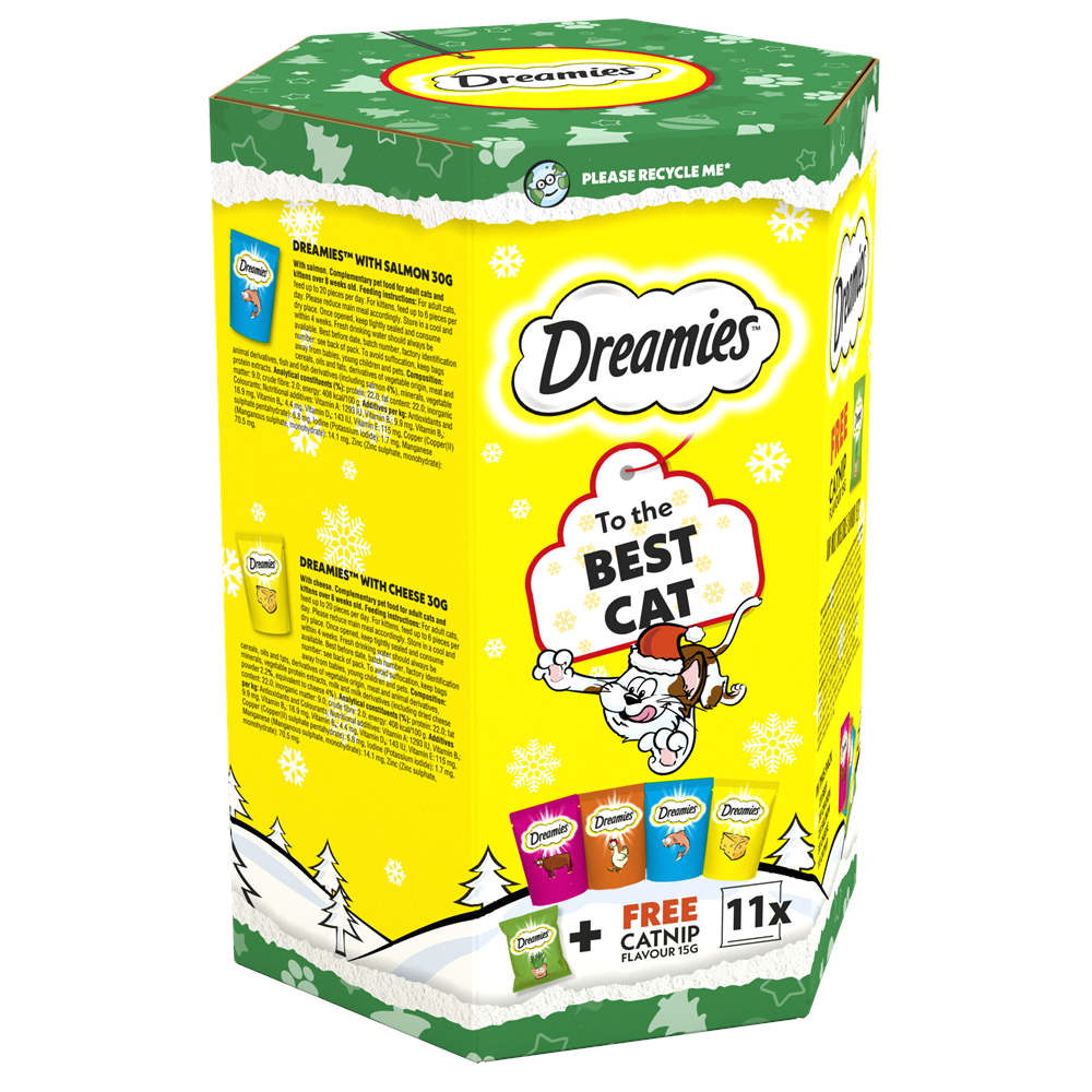 Dreamies Christmas Gift Box Cat Treats, 315g
