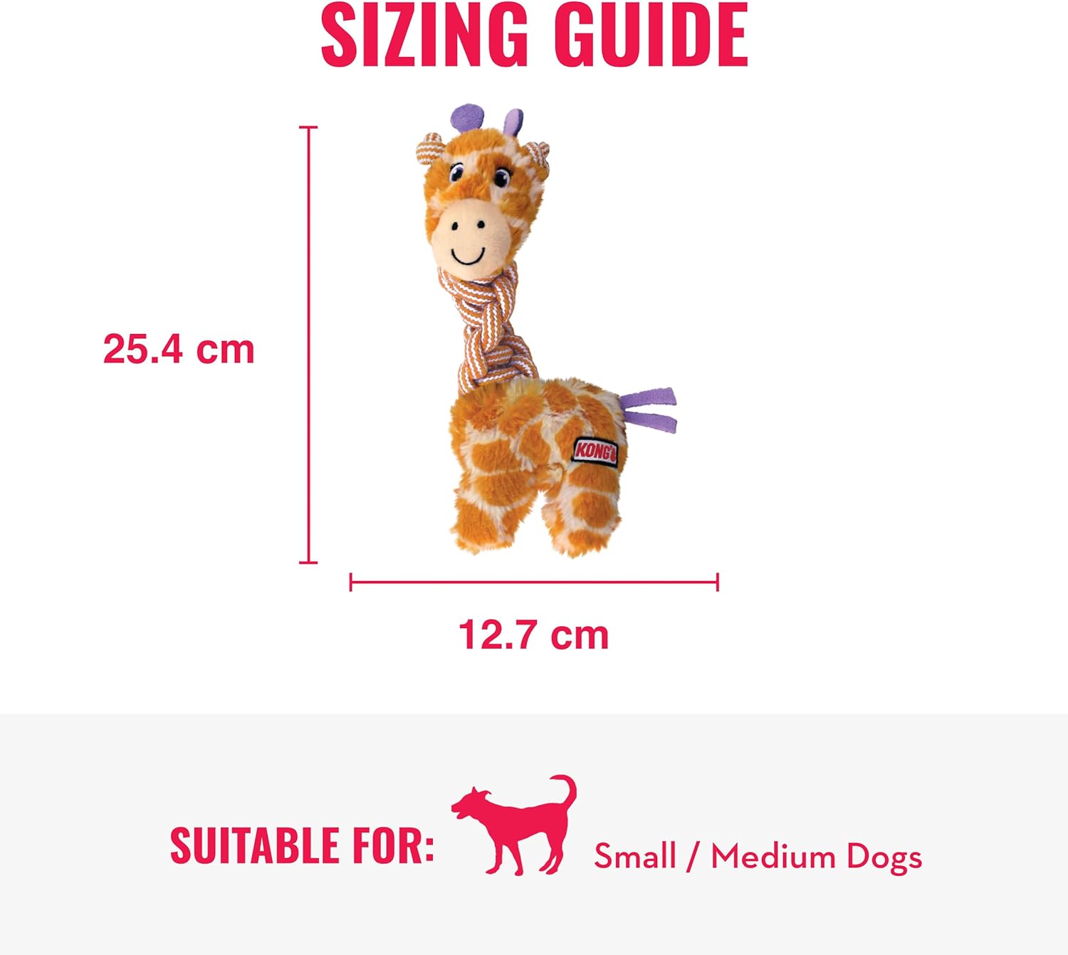 Kong Knots Twist Assorted Dog Toy, Small/Medium