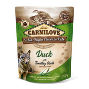 Carnilove Duck with Timothy Grass Wet Dog Food for Adult Dogs, 300g