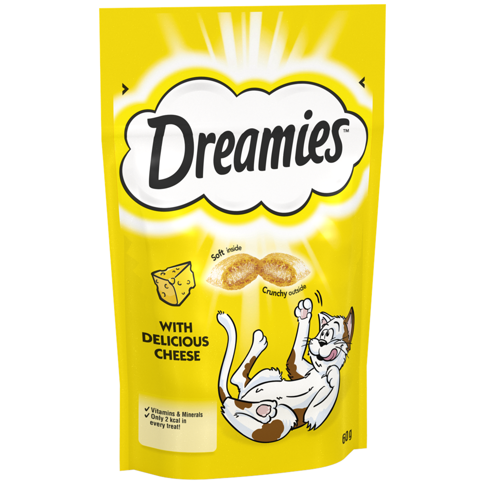 Dreamies Cat Treats with Cheese, 60g