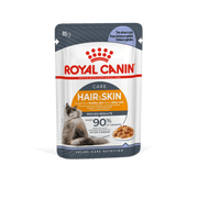 Royal Canin Hair & Skin Care Wet Cat Food Thin Slices In Jelly for Adult Cats, 85g