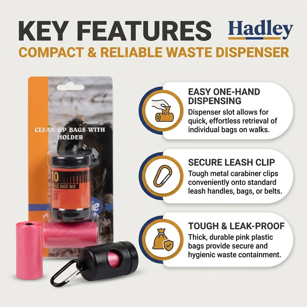 Hadley Clean Up Bags with Film Holder
