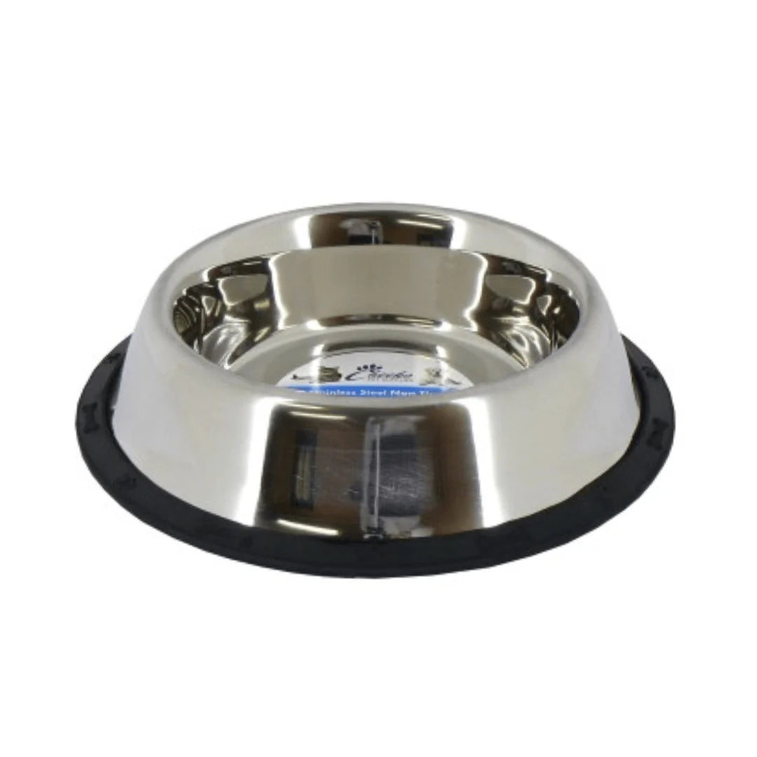 Cheeko Stainless Steel Non-Slip Pet Bowl - 250ml
