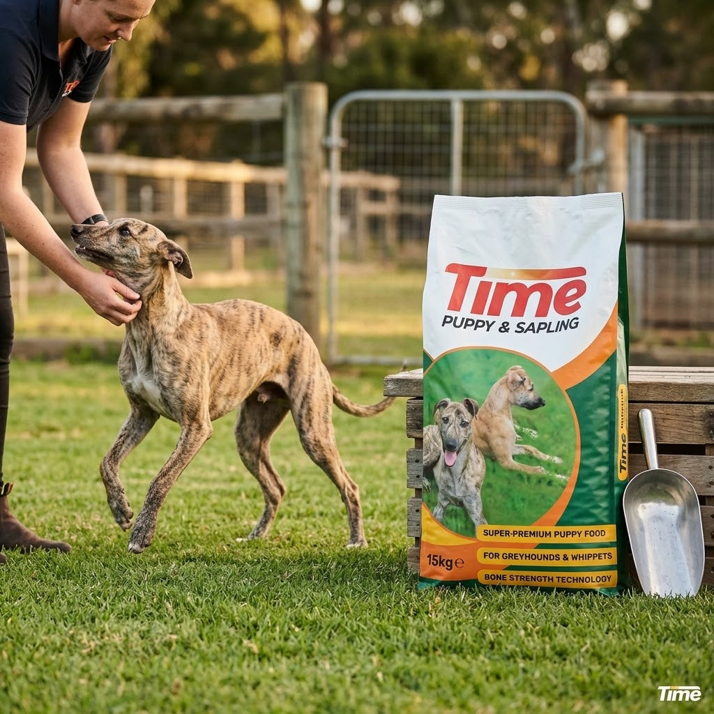 Time Greyhound Puppy & Sapling Dry Dog Food for Adult Dogs & Puppies, 15kg