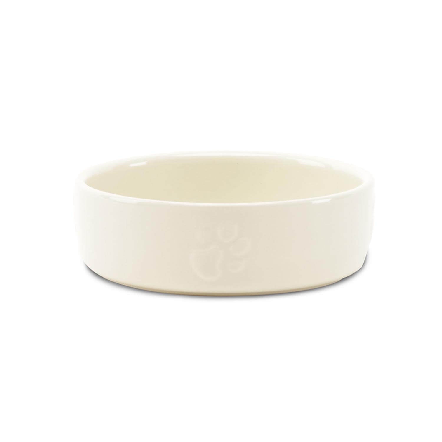 Scruffs Icon Cream Pet Food Bowl, 15cm