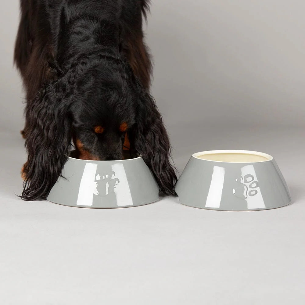 Scruffs Classic Grey 21cm Long Eared Dog Bowl