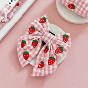 Cocopup Strawberry Picnic Pup Sailor Bow Tie