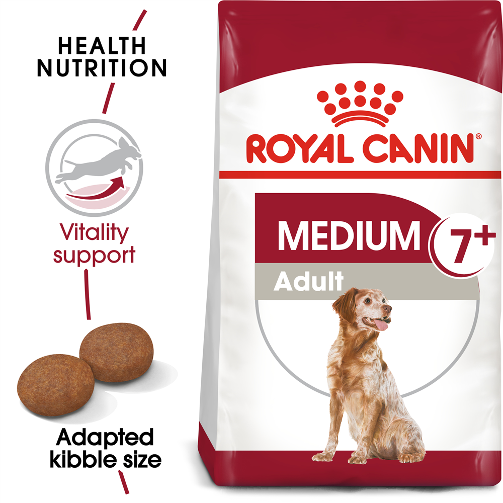 Royal Canin Dry Dog Food for Medium Breed 7+ Adult Dogs, 4kg