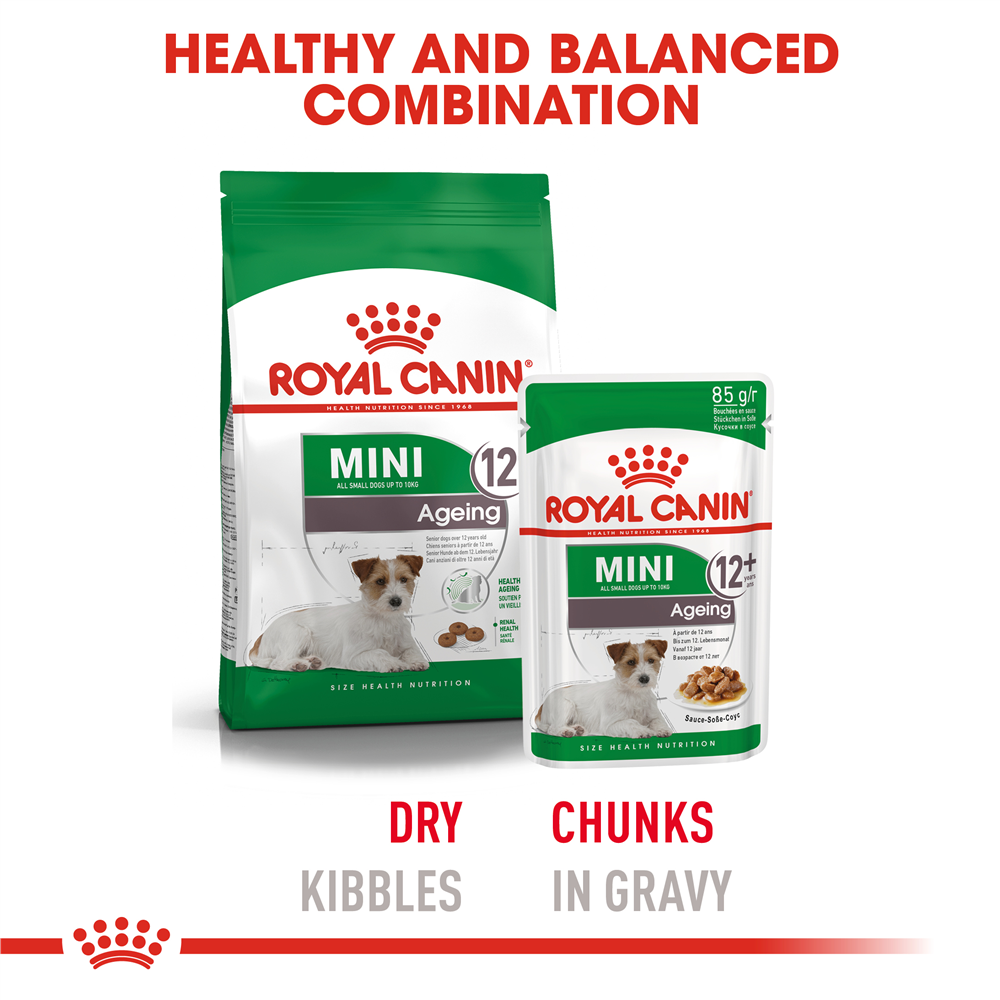 Royal Canin Ageing 12+ Dry Dog Food for Small Breed Senior Dogs, 1.5kg