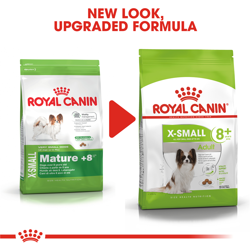 Royal Canin Dry Dog Food for Extra Small Breed 8+ Adult Dogs, 1.5kg