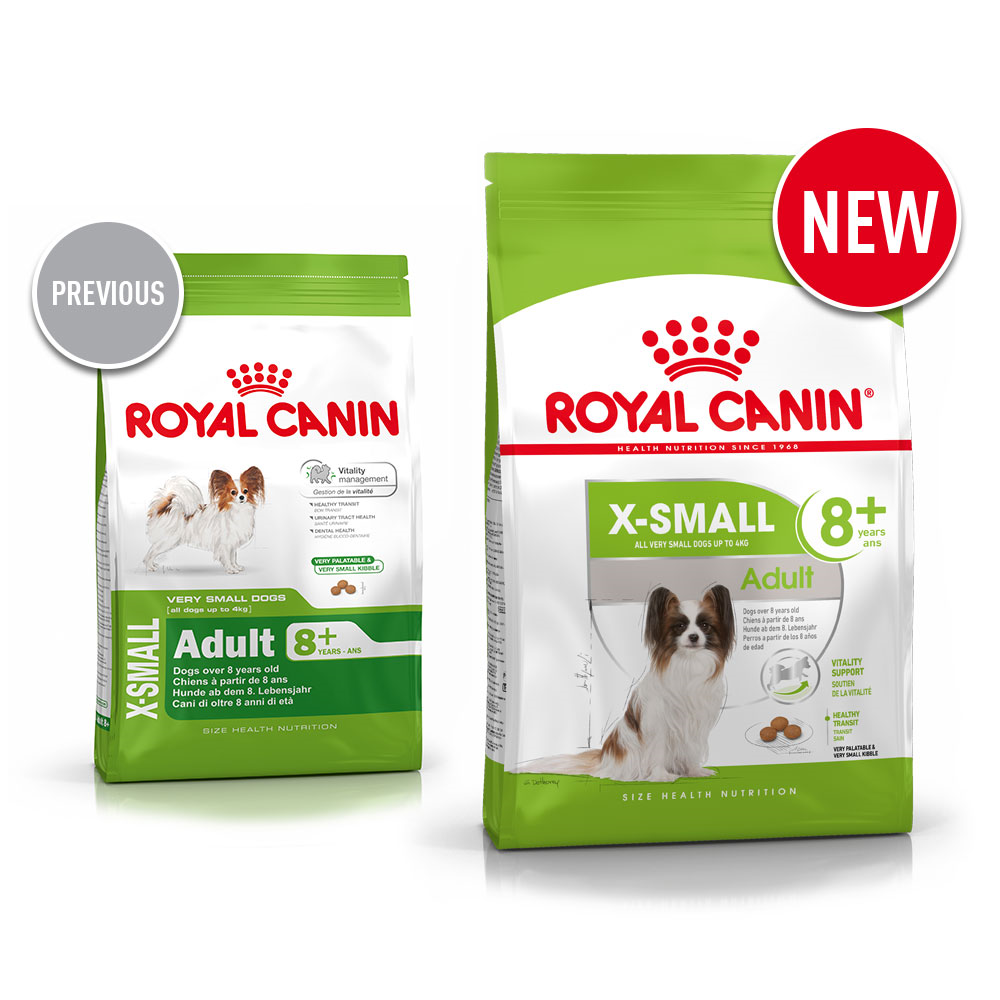 Royal Canin Dry Dog Food for Extra Small Breed 8+ Adult Dogs, 1.5kg
