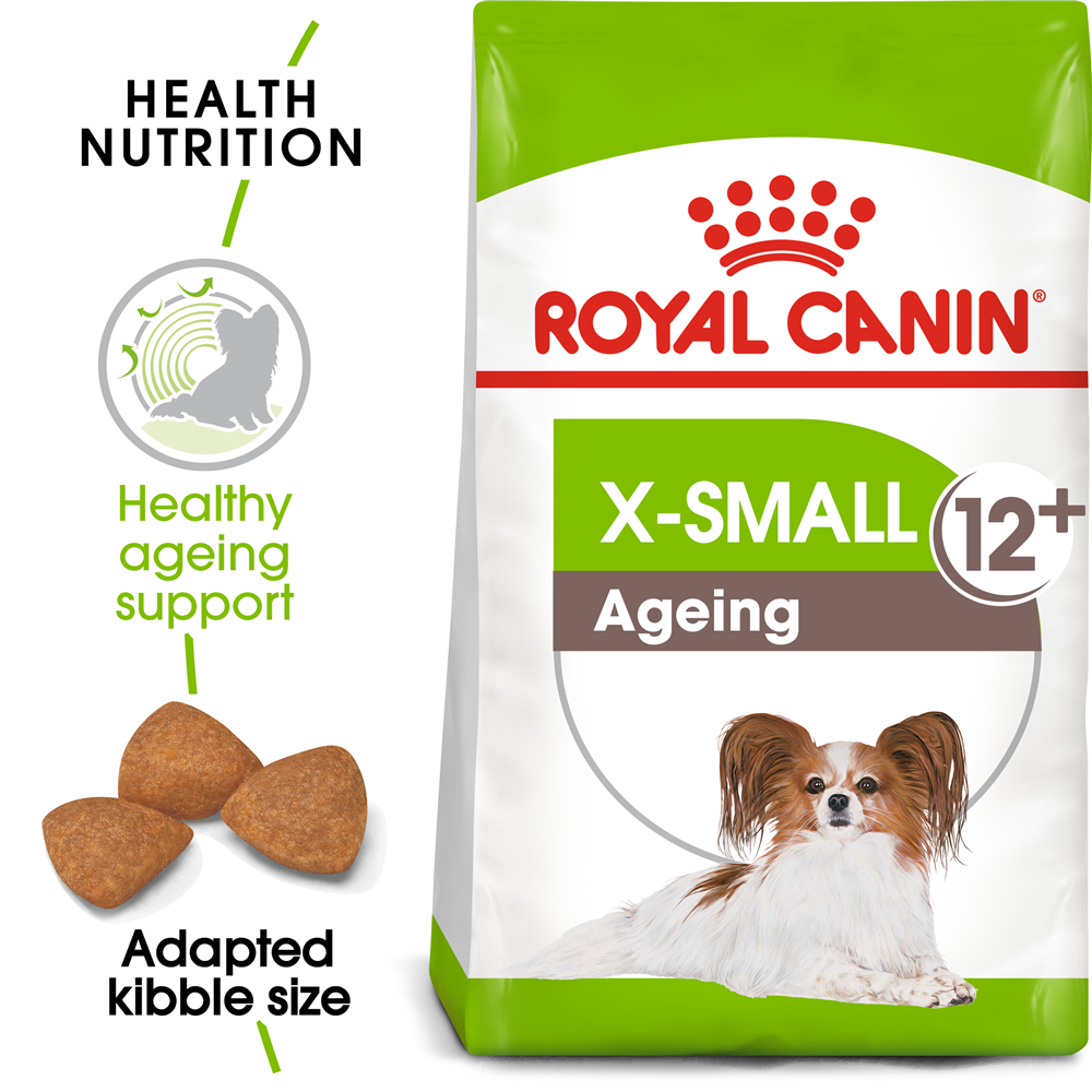 Royal Canin Ageing 12+ Dry Dog Food for Extra-Small Breed Senior Dogs, 1.5kg