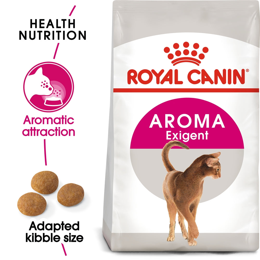 Royal Canin Aroma Exigent Dry Cat Food for Fussy Adult Cats, 400g