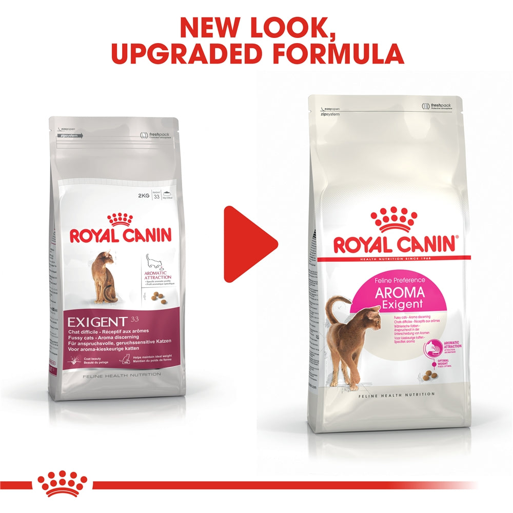 Royal Canin Aroma Exigent Dry Cat Food for Fussy Adult Cats, 400g