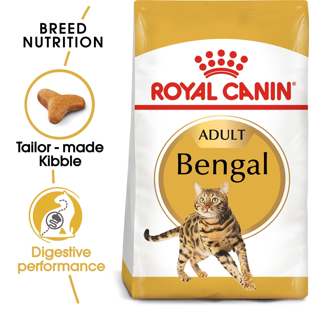 Royal Canin Dry Cat Food for Adult Bengal Cats, 2kg