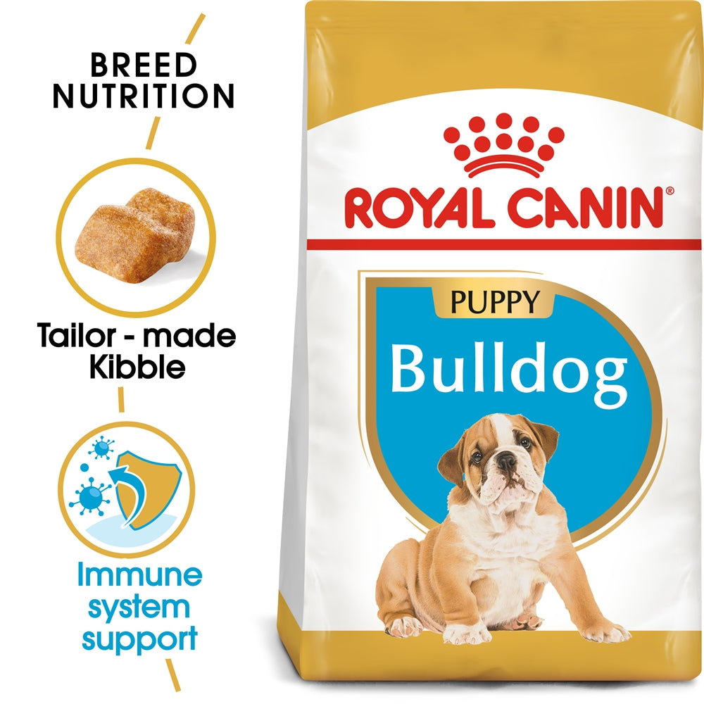 Royal Canin Dry Dog Food for Bulldog Puppies, 3kg
