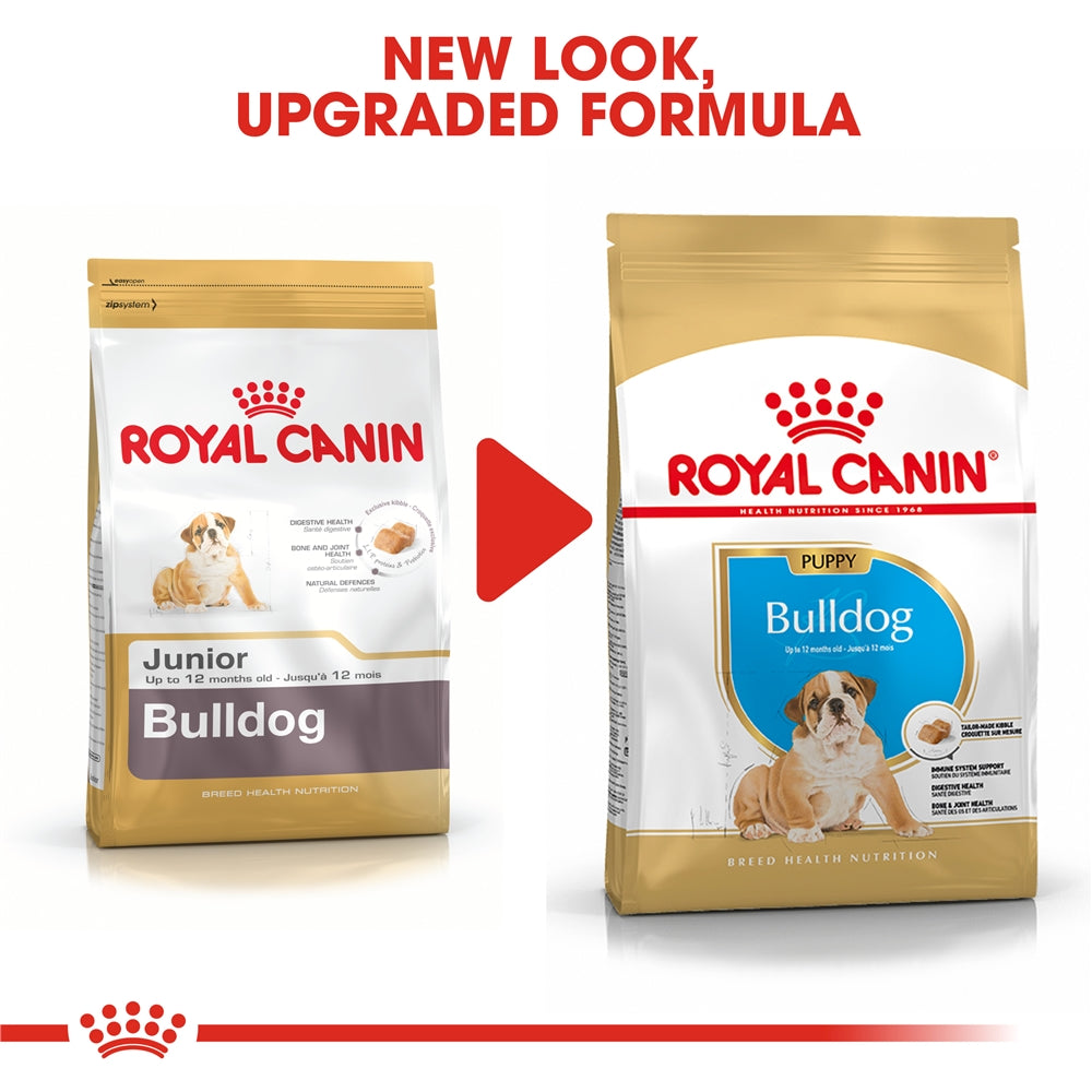 Royal Canin Dry Dog Food for Bulldog Puppies, 3kg