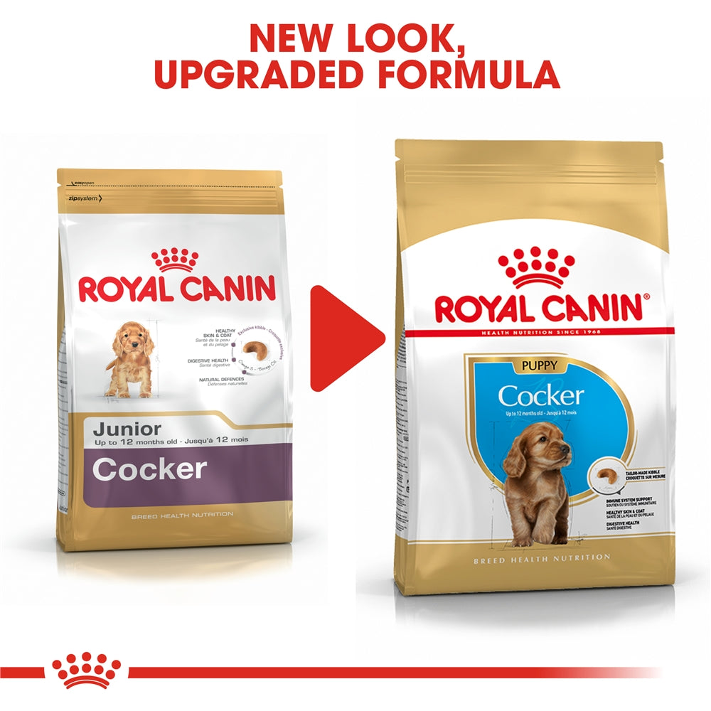 Royal Canin Dry Dog Food for Cocker Puppies, 3kg