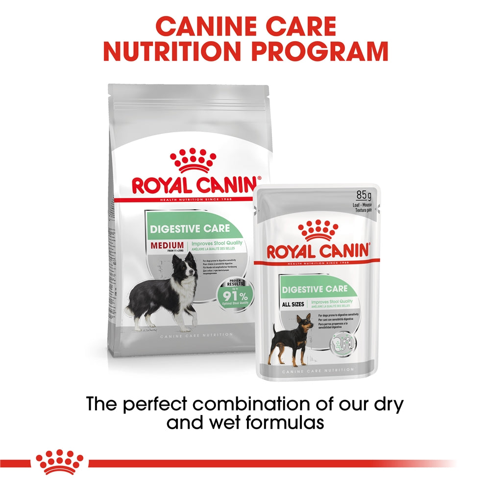 Royal Canin Digestive Care Dry Dog Food for Medium Breed Adult Dogs, 3kg