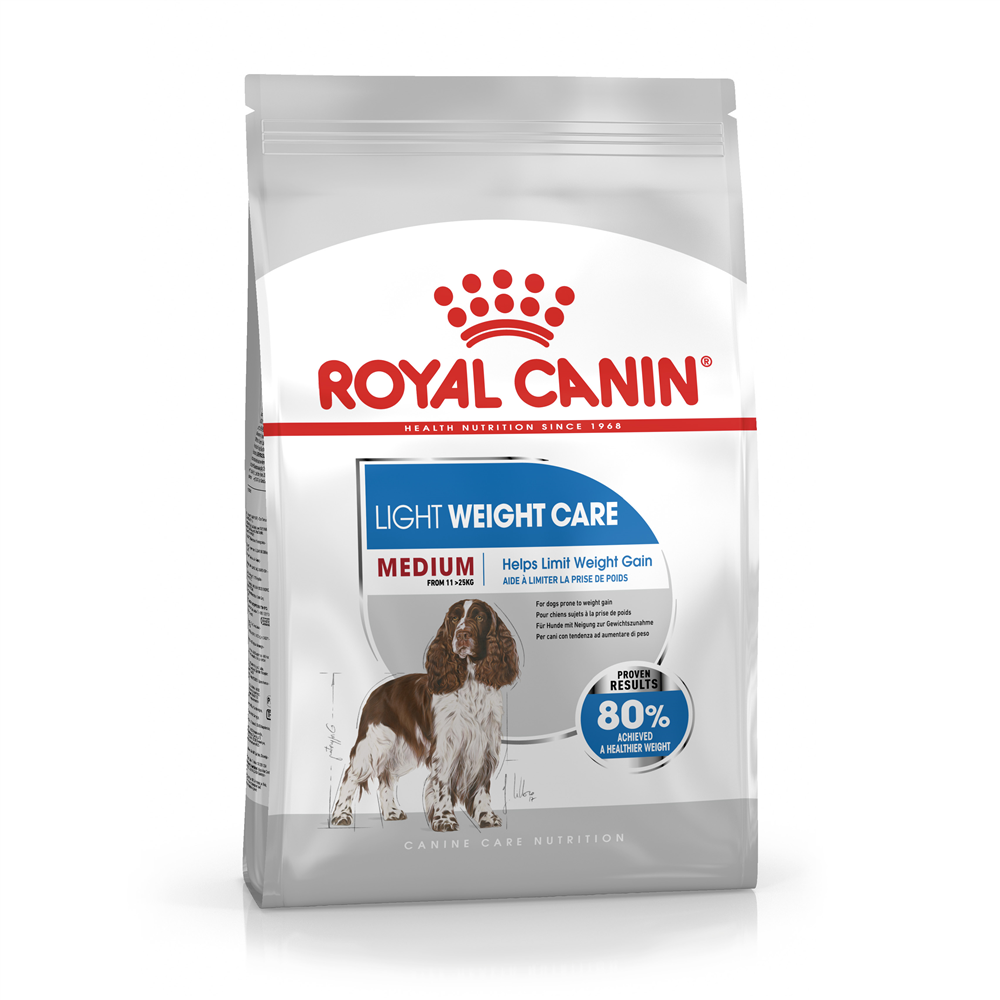 Royal Canin Light Weight Care Dry Dog Food for Medium Breed Adult Dogs, 3kg