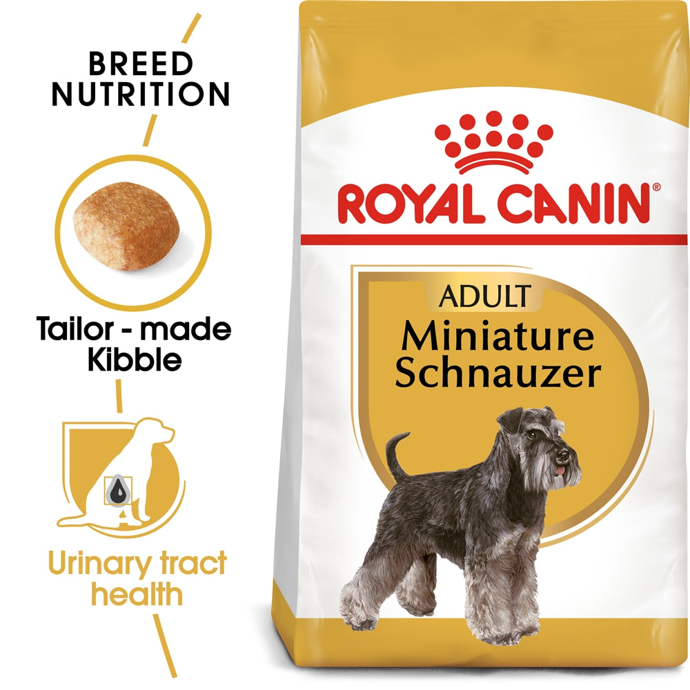 Royal Canin Schnauzer Dry Dog Food for Adult Dogs, 3kg