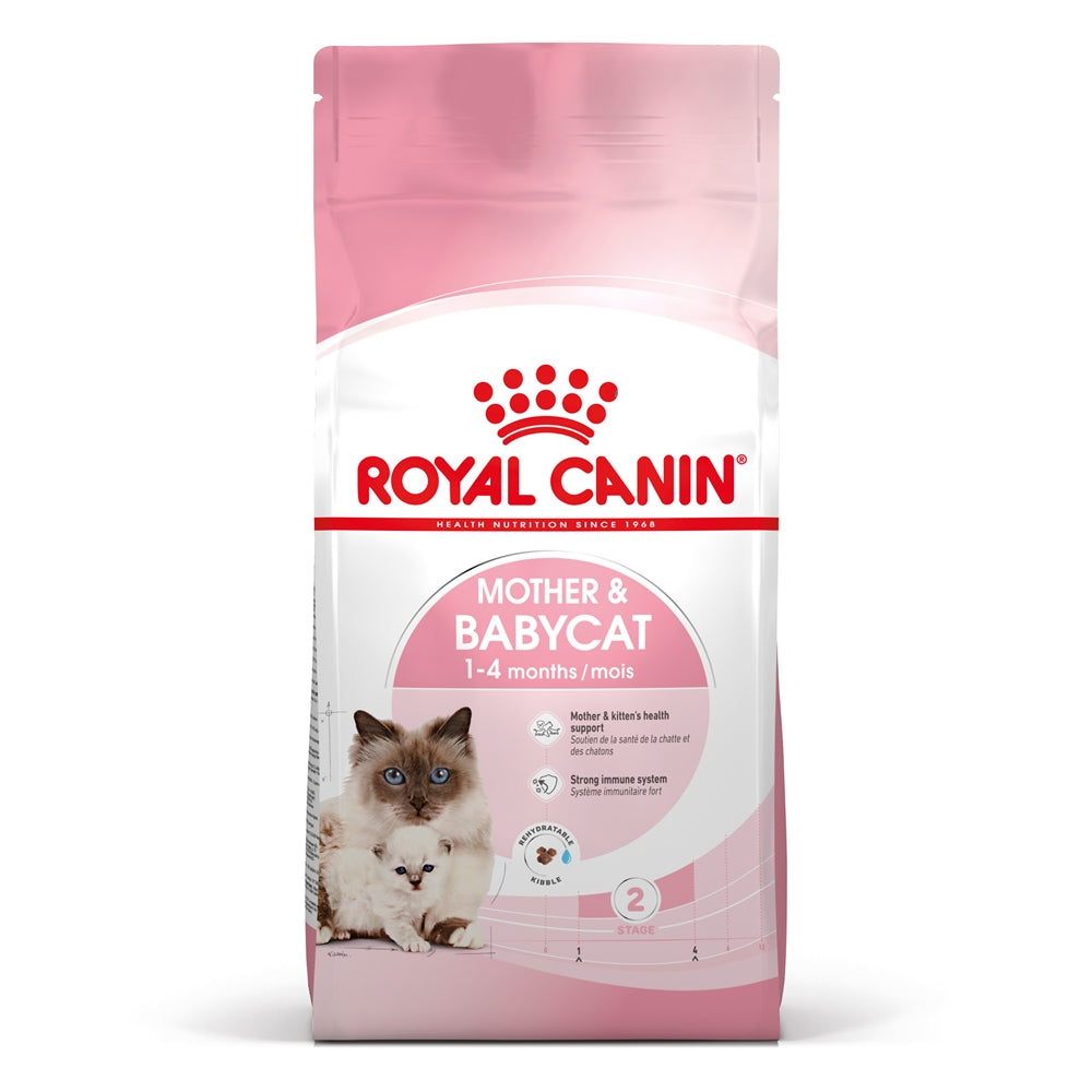 Royal Canin Mother & Babycat Dry Cat Food for Adult Cats & Kittens, 400g