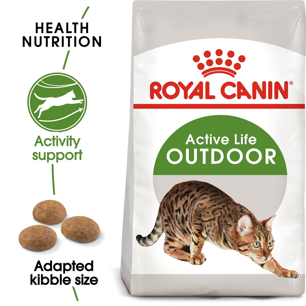 Royal Canin Dry Cat Food for Active Outdoor Adult Cats