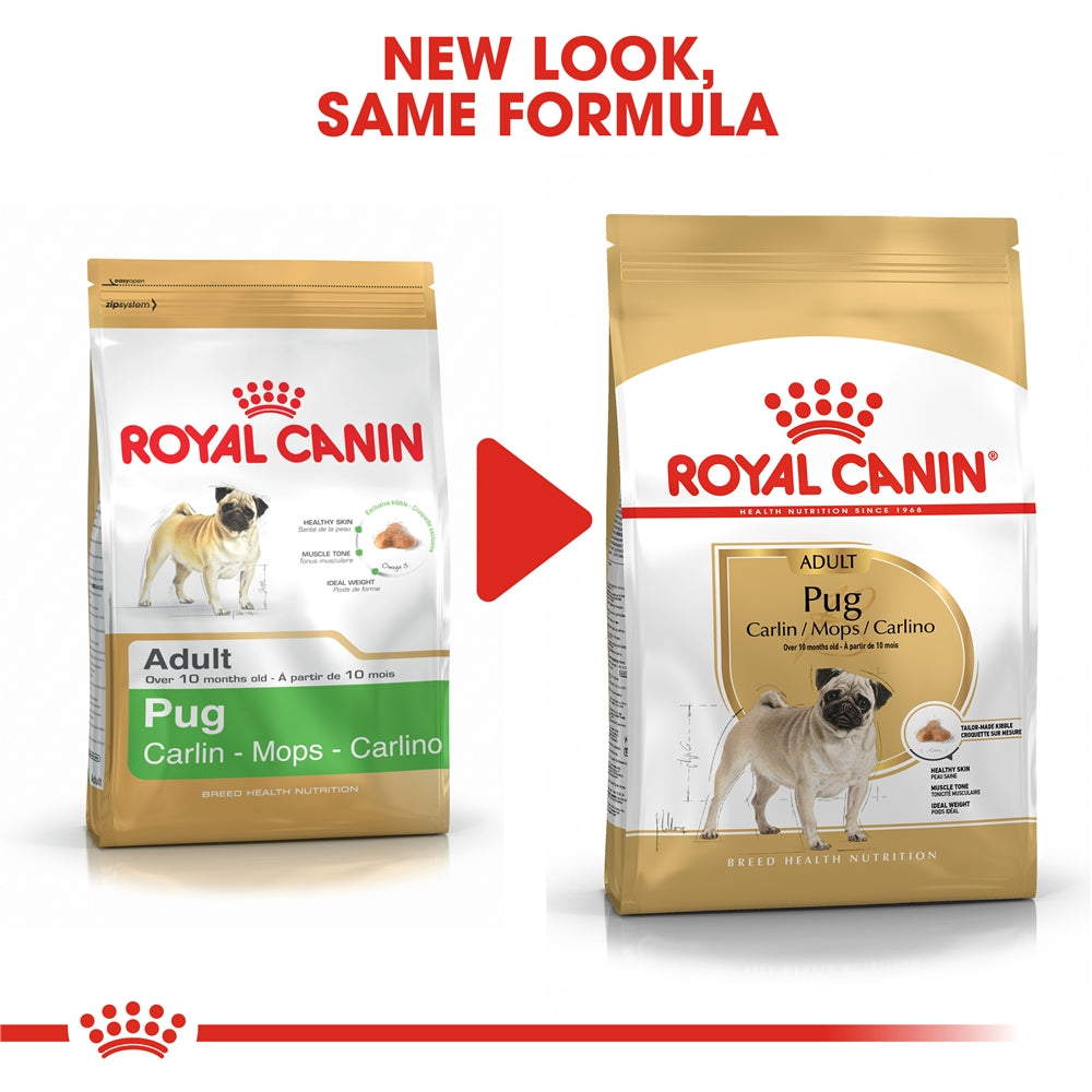 Royal Canin Pug Dry Dog Food, for Adult Dogs 1.5kg