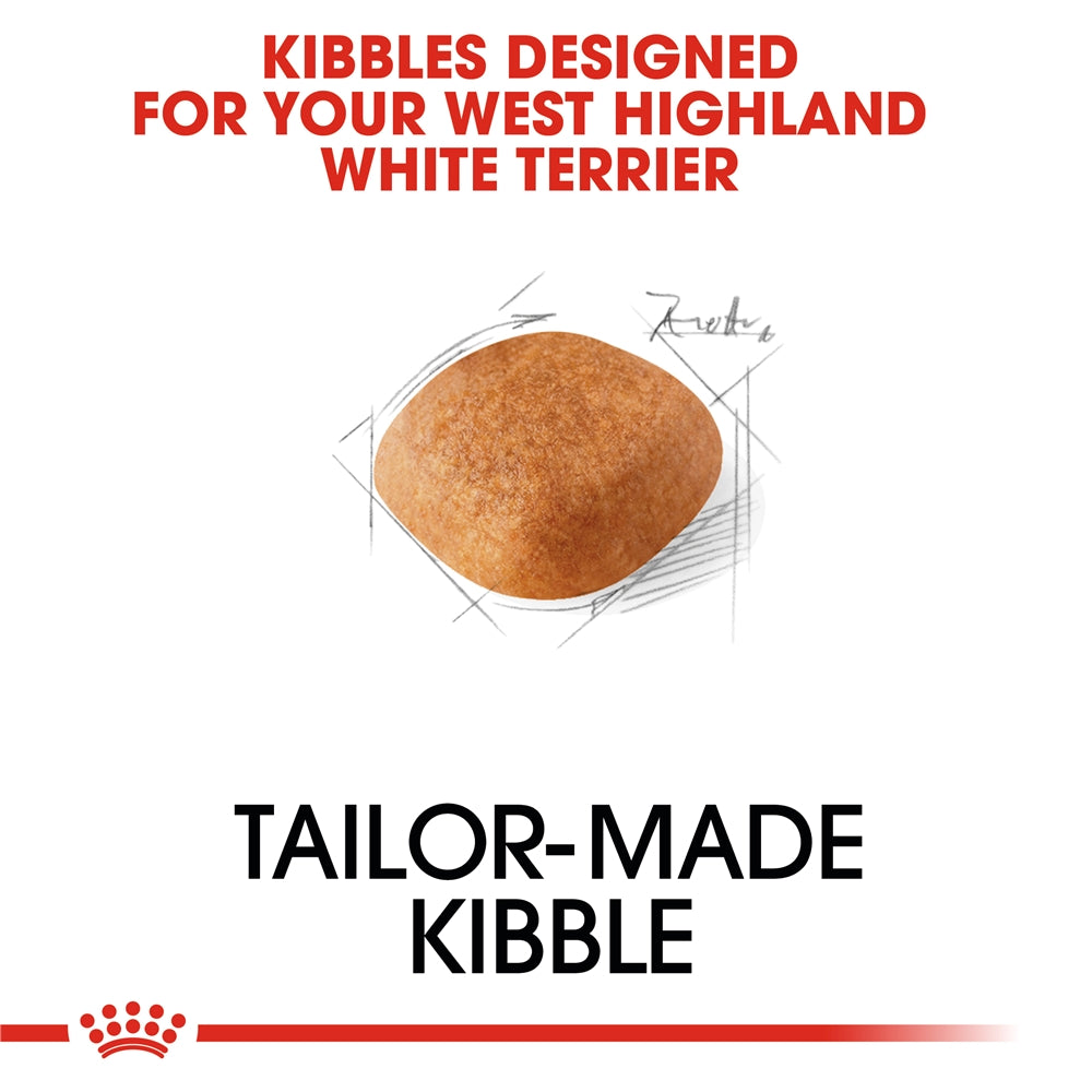 Royal Canin West Highland White Terrier Dry Dog Food for Adult Dogs, 3kg