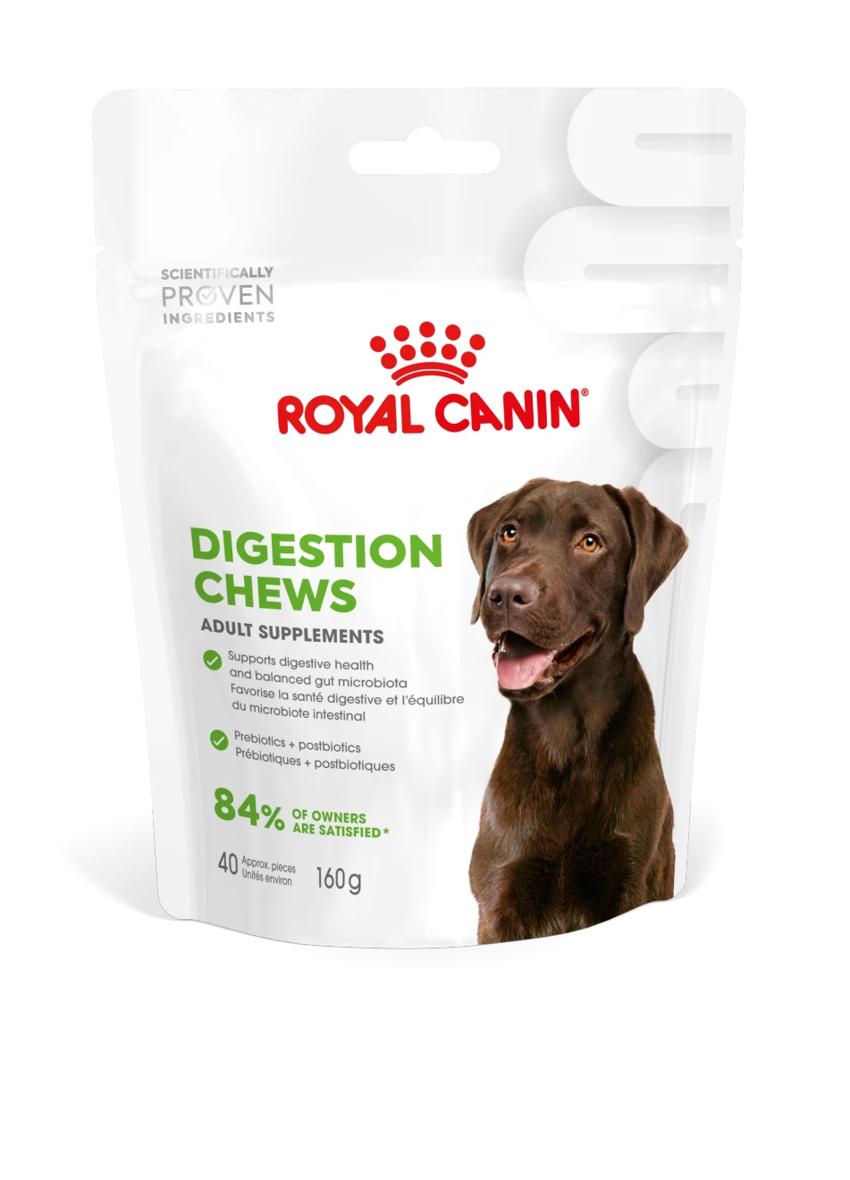 Royal Canin Dog Supplement for Digestion Soft Chews, 160g